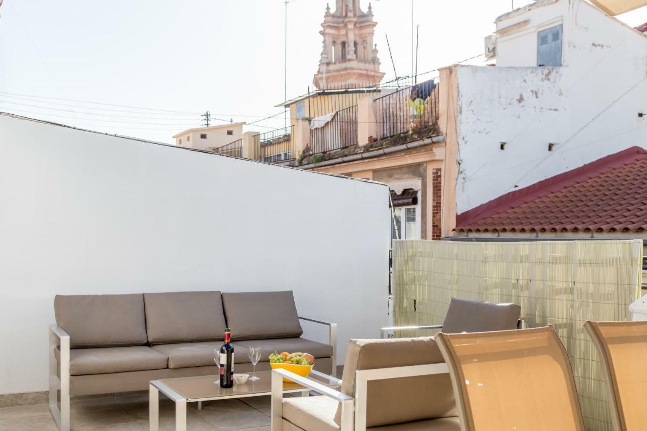 Florit Flats - Center 2br 2ba Attic Terrace View Wifi Ac Apartmán Valencie